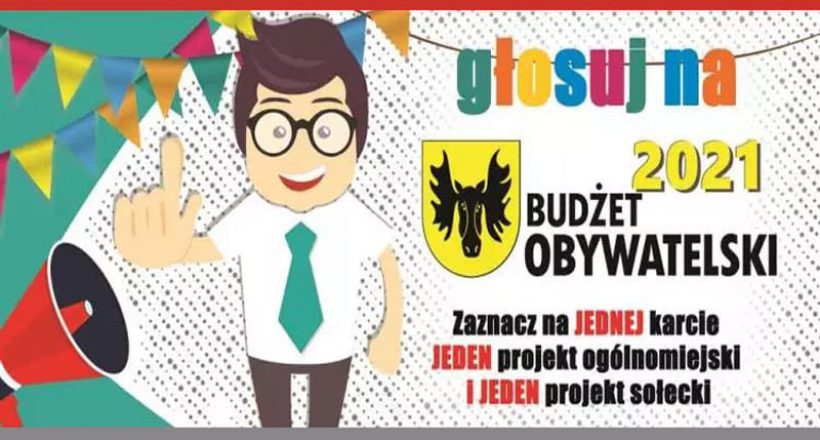 plakat budżetu obywatelskiego wasilków 2021