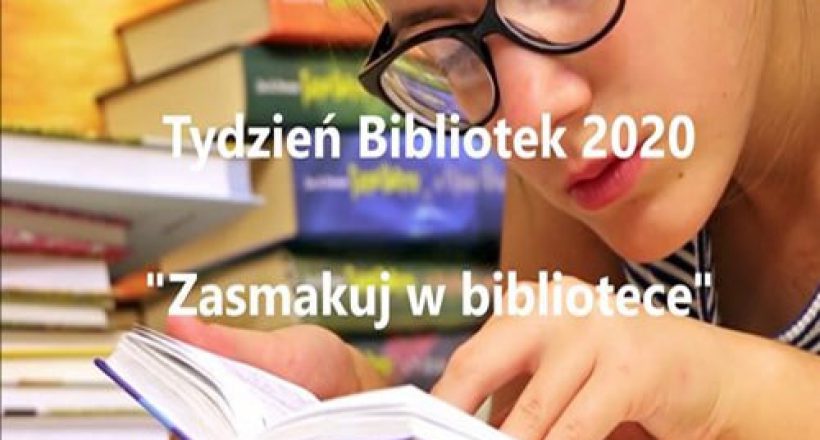 tydzień bibliotek 2020 - plakat