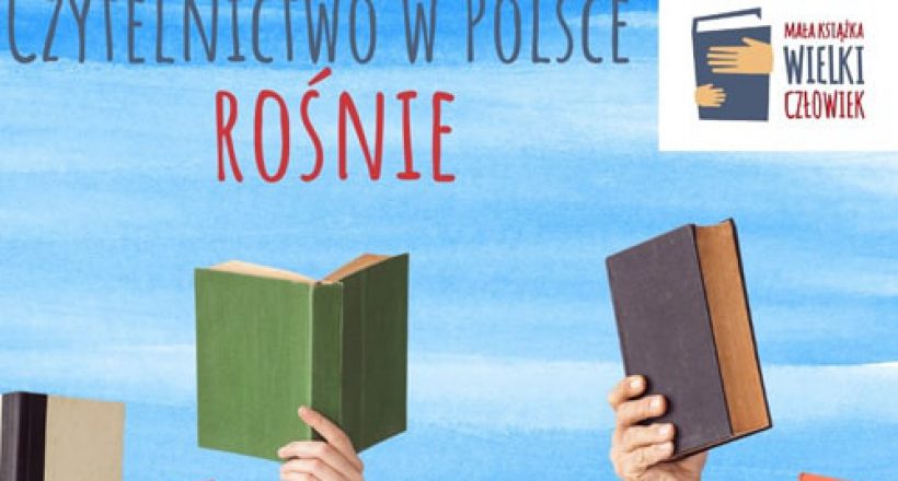 czytelnicto w polsce rośnie - plakat