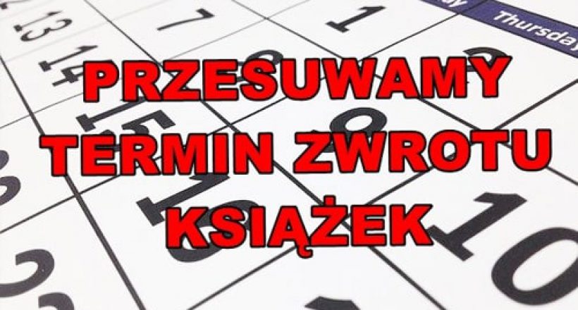 przesuwamy termin zwrotu ksiązek