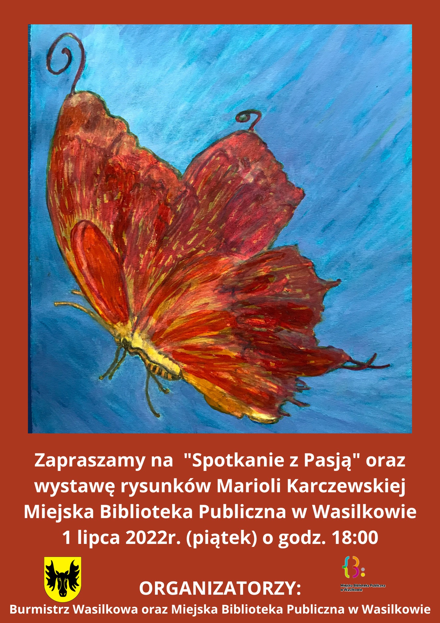 Plakat promujący spotkanie z Mariolą Karczewską
