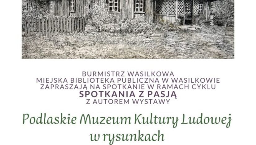 plakat informujący o spotkaniu z Władysławem Pietrukiem