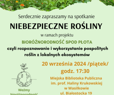 Niebezpieczne rośliny