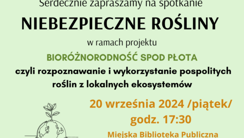 Niebezpieczne rośliny