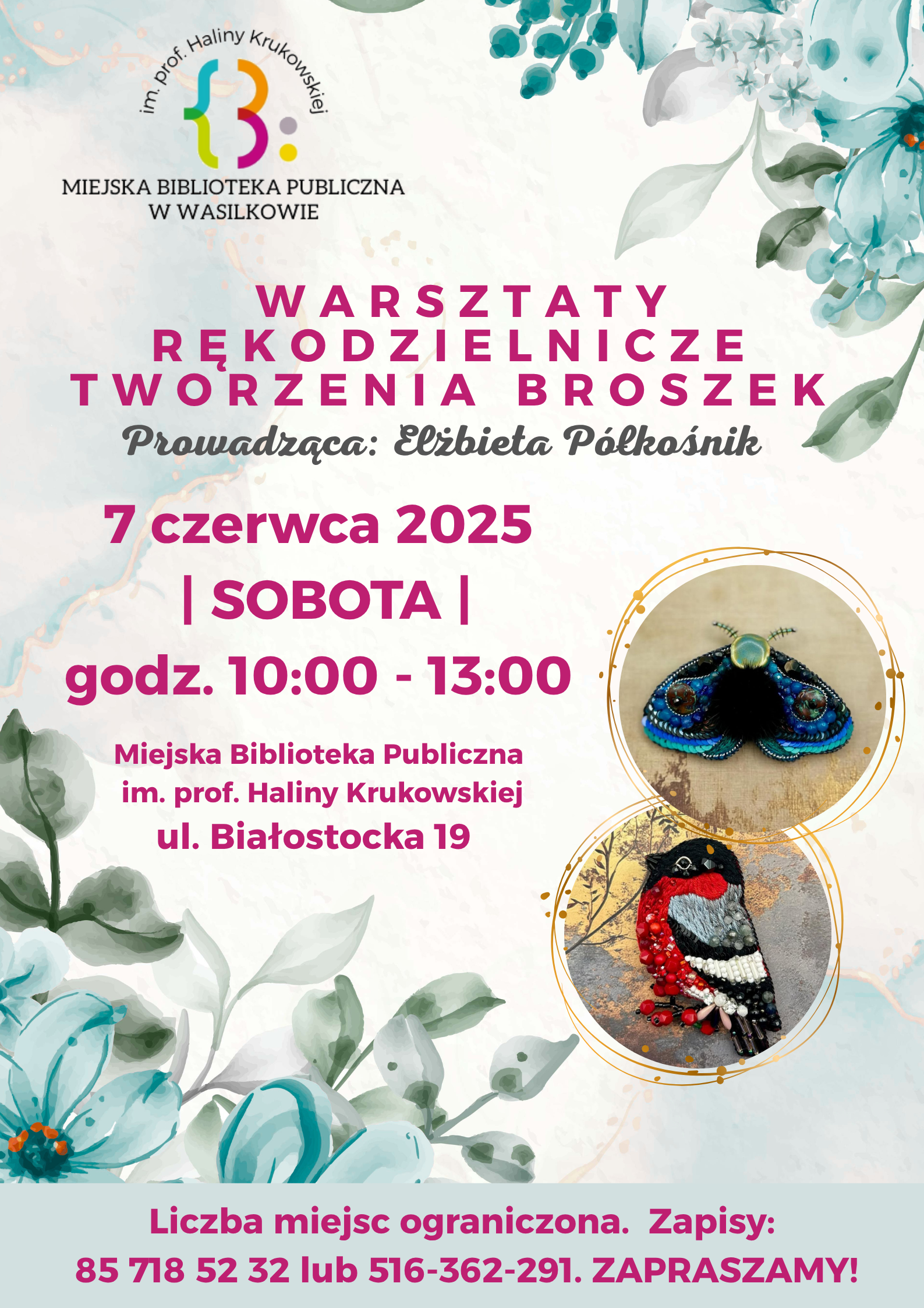 Warsztaty rękodzielnicze tworzenia broszek Warsztaty rękodzielnicze tworzenia broszek