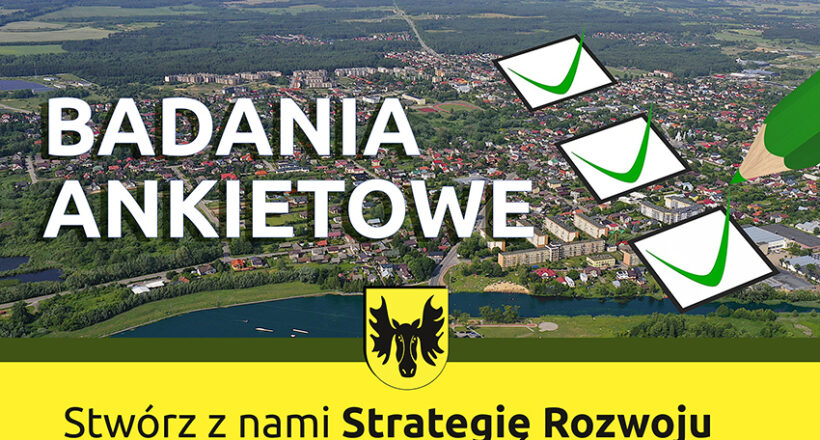 Może być zdjęciem przedstawiającym tekst „BADANIA ANKIETOWE Stwórz z nami Strategię Rozwoju Gminy Wasilków na lata 2026 - 2035”.