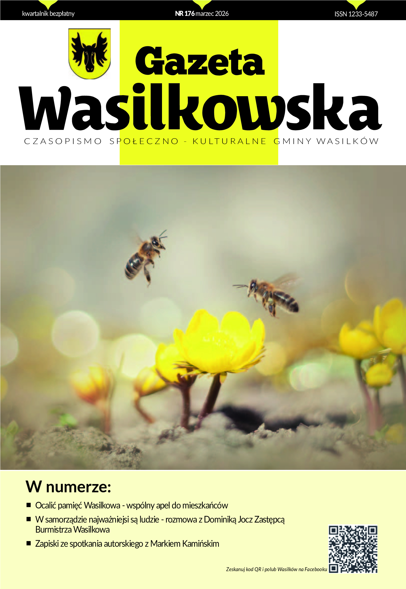 okładka 176. numeru Gazety Wasilkowskiej